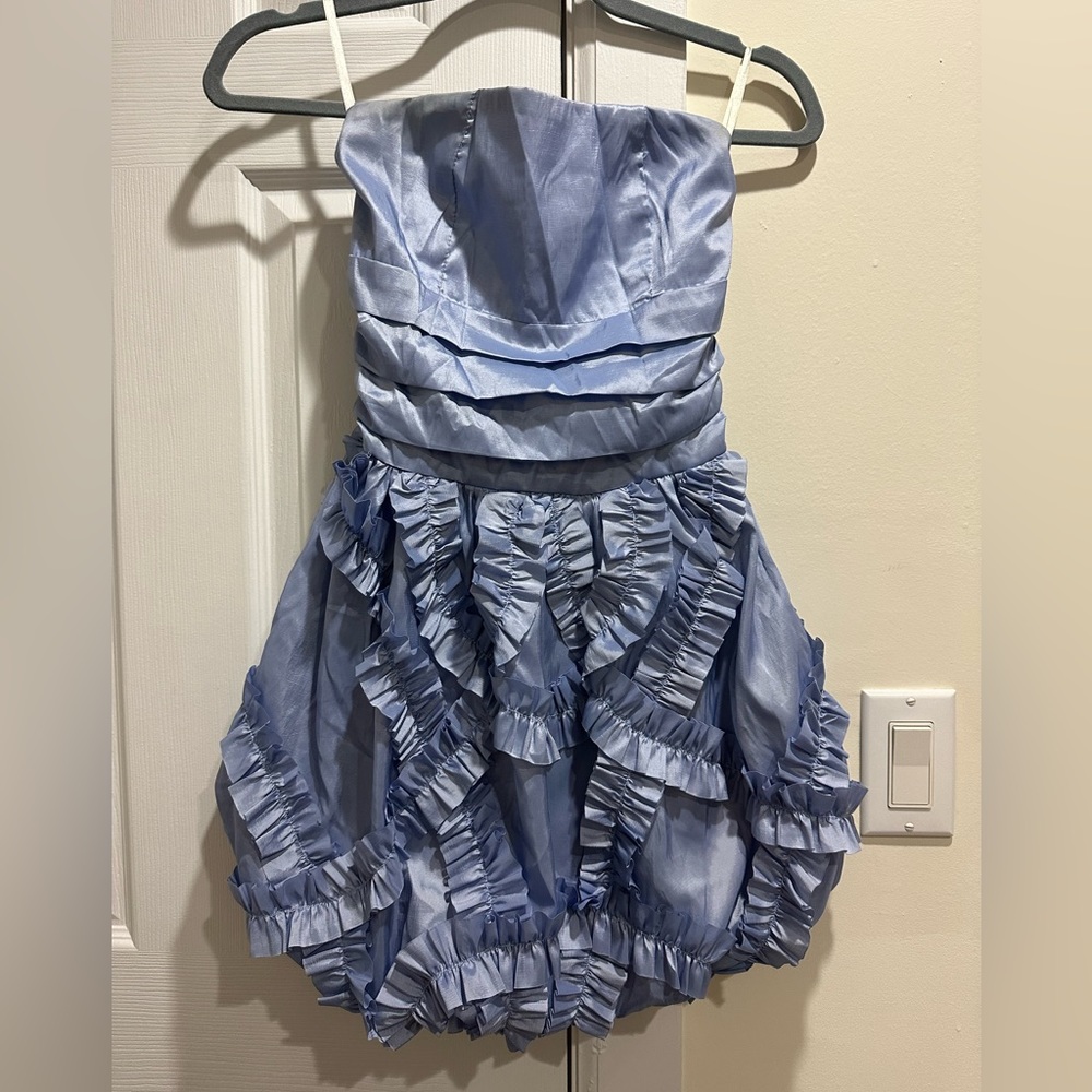 Beautiful metallic blue dress